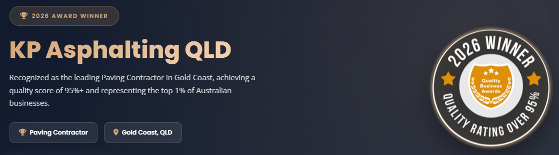 KP Asphalting QLD Award KP Asphalting QLD Award